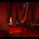Sometimes the game shifts to a 2.5D perspective, as with this swinging blade situation.